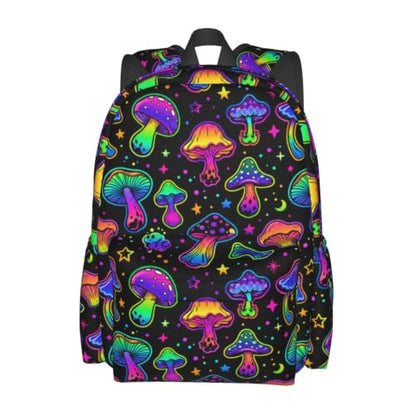 Gothic Mushroom Backpack Bookbag Laptop Backpacks Multipurpose Daypack for Boys Girls School Men Women Travel Hiking - color: Mushroom