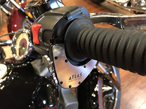 ATLAS Throttle Lock - A Motorcycle Cruise Control Throttle Assist, POLISHED (Bottom Kit) - size: Bottom Kit