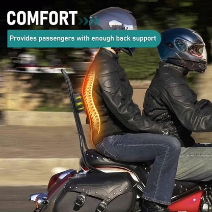 MoKitDora 22.5" Detachable Backrest Holdfast Sissy Bar for 2018-later Softail Heritage Classic Street Bob Slim Deluxe Standard FLDE FLHC FLHCS FLSL FXBB FXBBS FXST models, Black