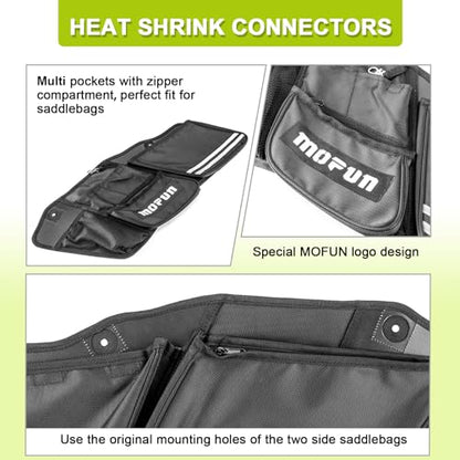 Mofun Motorcycle Saddlebag Organizers Storage Bags Saddle Bag Organizers Compatible With Harley Touring Road King Road Electra Street Glide 1993-2013 - style: For 1993-2013