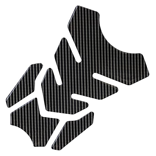 Motorcycle Tank Pad Gas Tank Protector, 3D Motorcycle Tank Sticker Protector Decal Gas Oil Fuel Tank Pad Protector 4 pieces