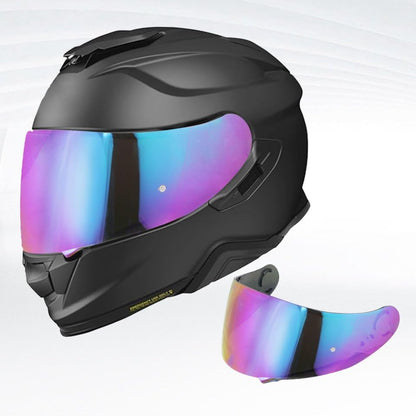 GT Air Visor Repalcement for GT Air 2, Outer Face Helmet Shield Compatible with CNS-1/Neotec/TC-5/TC-9 Accessories (Rainbow) - color: Rainbow