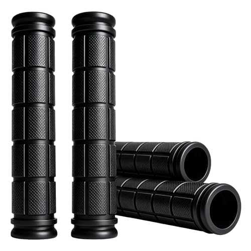 2 Pairs Bike Handlebar Grips for Bikes - color: Black