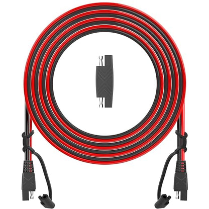 OYMSAE 15ft SAE Connector, Solar Panel Extension Cable, Quick Disconnect Wire for Automotive, RV, Motorcycle, Marine, Boat - 16AWG Battery Charging Plug (15FT 16AWG) - size: 15 ft