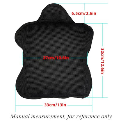 Motorcycle Gel Seat Cushion Breathable 3D Honeycomb Seat Pad Compatible with Harley Davidson Pan America 1250 1250S PA1250 S Motorcycle Accessories for Long Rides, Hot Weather Use