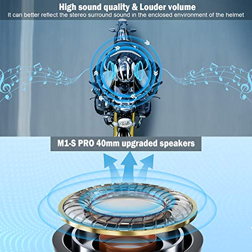 Fodsports Save $50 on 3 Pack M1-S PRO Motorcycle Bluetooth Headset Up to 8 Riders Helmet Intercom with Usable While Charge Universal Connection with Other Brands Motorcycle Bluetooth Intercom