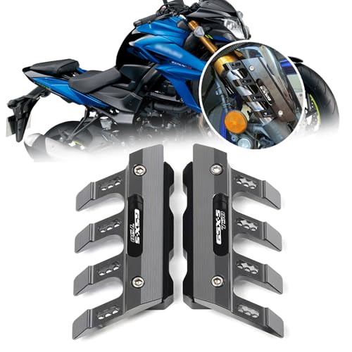 FOR GSX-S750 GSXS750 motorcycle fender front fork protector front fender guard slider gsx-s750 motorcycle accessories (titanium color) - color: titanium color