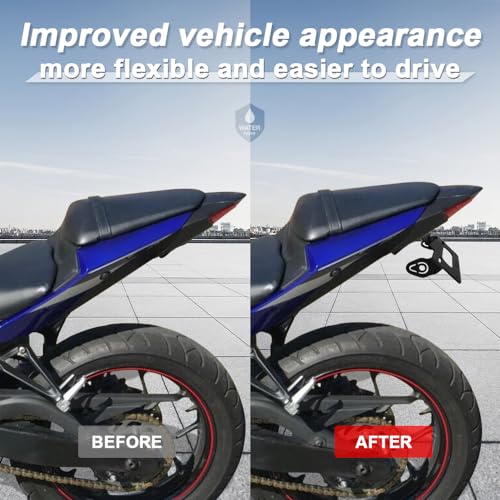 Xitomer Fender Eliminator Fit For YZF-R25 2014-2024, YZF R3 MT-25 MT-03 2015-2026 Fender Eliminator kits Tail Tidy with Led License Plate Light