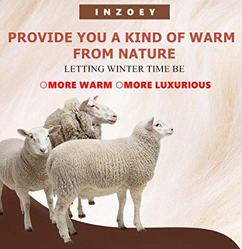 Sheepskin Car Back Seat Cover Pad 18x53.5 inch Long Wool Seat Cushion Winter Warm Universal Fit Auto, SUV, Truck, Dinner Chair Office Chair Back White - color: White, size: 18x53 Inch (Pack of 1)