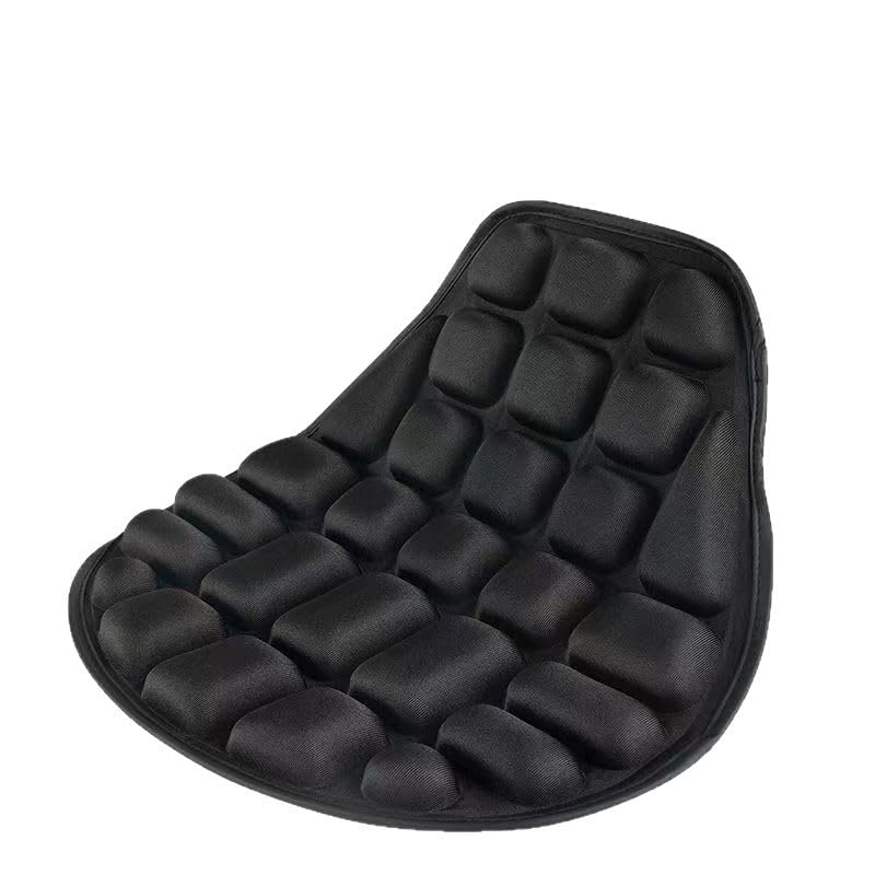 Motorcycle Seat Pad for Honda Shadow 750 1983-2024, Ergonomic 3D Cell Cushion, Vibration Dampening Saddle Protector, Cooling Airflow Pressure Relief