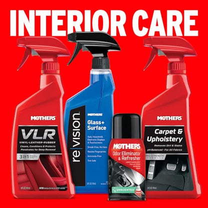 Mothers VLR Vinyl-Leather-Rubber Care, 24 oz. — Cleans, Conditions & Protects In One Step – pH Balanced Formula with Neatsfoot Oil & Lanolin To Protect Against Drying, Fading & Cracking (06524) - size: 24 oz.