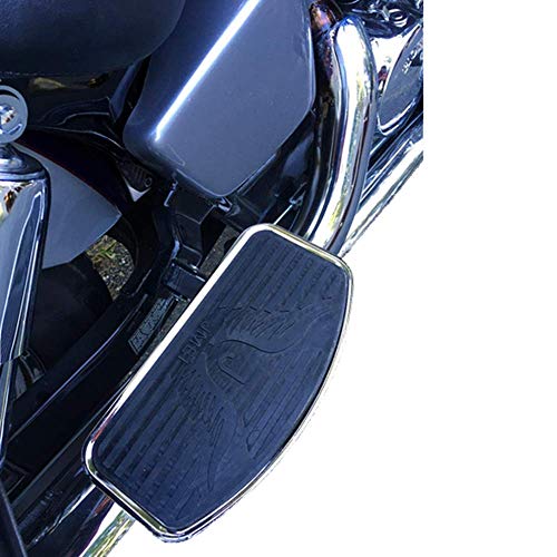 Motorcycle Floorboard Front/Rear passenger foot pegs for Honda Magna VF250/VT250/VF750 1994-2013 Yamaha V-STAR DragStar XVS 650 / Virago XV125/250/400 Pair (Reat) - size: Rear