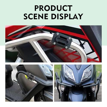 2 PCS Motorcycle Engine Guard Bumper Block, 22/25/28mm Nylon Crash Bar Slider Decor, Motorcycle Bumper Pole Protection Blocks, Universal Anti-Scratch Drop Frame Guard for Most Motorcycles