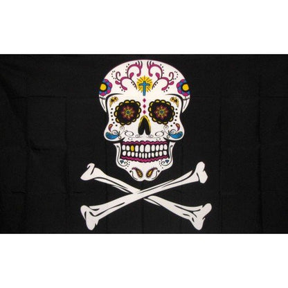 2 PK Sugar Pirate Skull Replacement Safety Flag ATV Bicycle Motorcycle Razor UTV