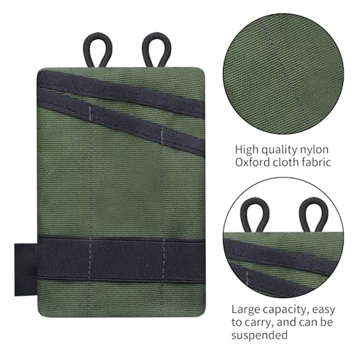 EDC Storage Pouch, Anti-Lost Outdoor Tactical EDC Kit Multi-Function EDC Tool Pouch - color: Green