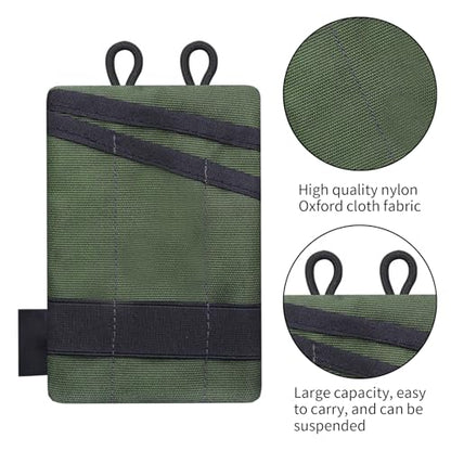EDC Storage Pouch, Anti-Lost Outdoor Tactical EDC Kit Multi-Function EDC Tool Pouch - color: Green