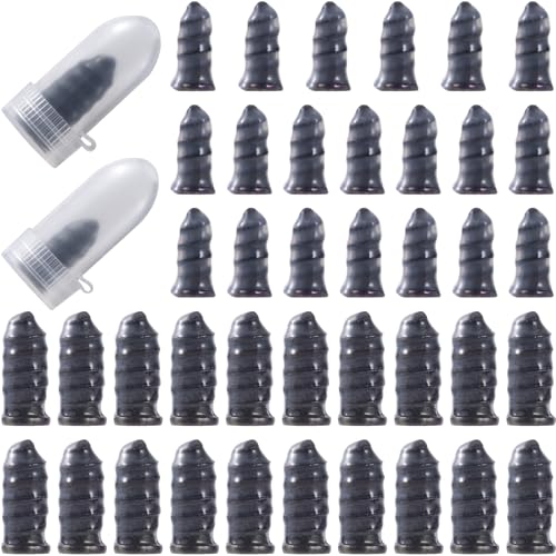 40 Pcs Tire Repair Rubber Nail Kit, Screws in Tire Plugs, Spiral Puncture Vaccum Tires Kits, Self Service Screw Plug Fast Tool for Auto, Motorcycle, Bike (Black, 2 Sizes) - color: 40 Pcs, Large, Small