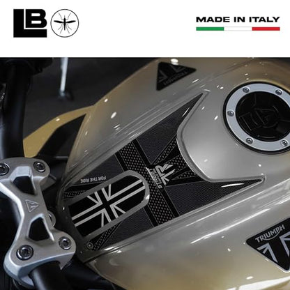 labelbike - 3D Sticker Motorcycle Tank Pad Protection and Decoration in Resin Compatible with Triumph Street Triple 765 R 2023-2024 - size: Street Triple 765 ''R''