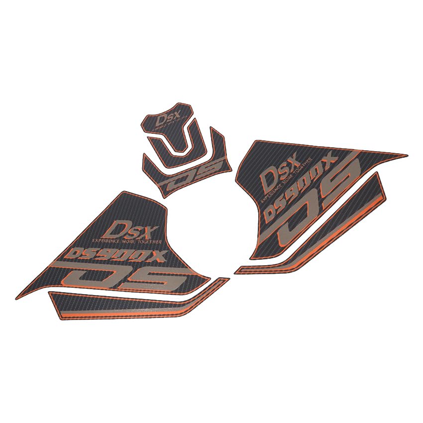 Motorcycle Tank Pad Kit Gas Tank Sticker, Side Knee Grip Fuel Tank Protector Decal Fit for VOGE DS900X 2024-2025