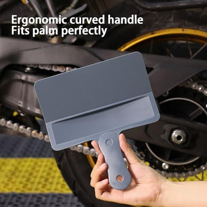 Chain Oiler Tool, Foldable Oil Baffle, Motorcycle Chain Lube Applicator, No Clutter Design Folding Splash Guard, Easy to Use Cycling Accessories for Kids Adults Cycing Beginners and Lovers