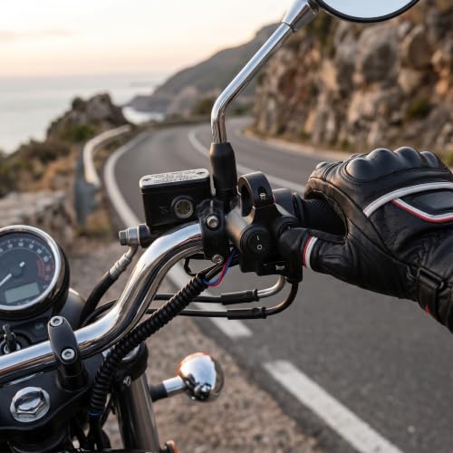 Motorcycle On/Off, Motorcycle Handlebar 22Mm Handlebar Control, Motorcycle Switchgear for Headlight, Brake, Fog Lights, and Horn (Model B) - size: Model B