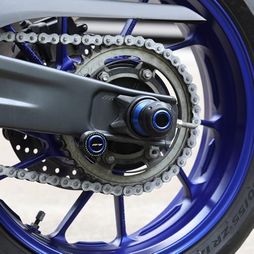 M6 Motorcycle Swingarm Spools Slider Compatible With YAMAHA YZF R7 2021 2022 2023 2024 2025 2026 | Swing Arm Stand Bobbins Screws YZF-R7 YZFR7 Accessories (black-1) - color: black-1