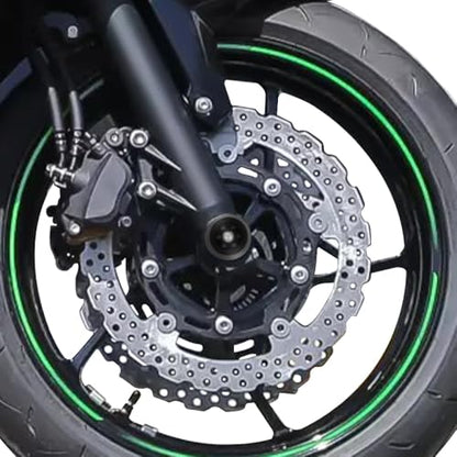 Xitomer Front Axle Sliders Fit for Z650 Ninja 650 2017-2024, Z650RS 2021-2025, Motorcycle Front Fork Wheel Frame Sliders Crash Protector (Front) - style: Front