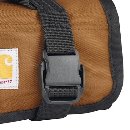 Carhartt Utility Roll Organizer, Durable, Water-Resistant Tool Roll, Carhartt Brown, 16 Pocket - color: Carhartt Brown, size: 16 Pocket