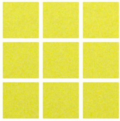 LiteMark | Reflective Square Kit | Night Visibility Adhesive Sticker Squares for Bike/Stroller/Helmet/Scooter/Stairs - Lemon Yellow (18 Pack) - color: Lemon Yellow, size: 1.5 Inch