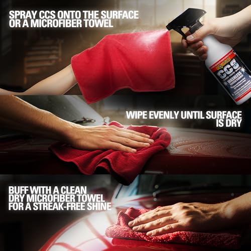 CCS Multi Surface Cleaner - Bug Remover for Motorcycles, Cars, Trucks, RVs, Boats - Polymer Chain Clear Coat Ceramic Alternative - Top Coat Shine and Protection Technology (32 oz) - size: 32 Fl Oz (Pack of 1)