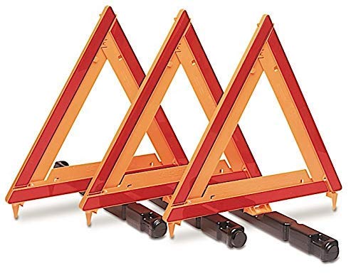 Custer Products EMT3-KIT-1 Emergency Warning Triangle Kit (3 Triangles)
