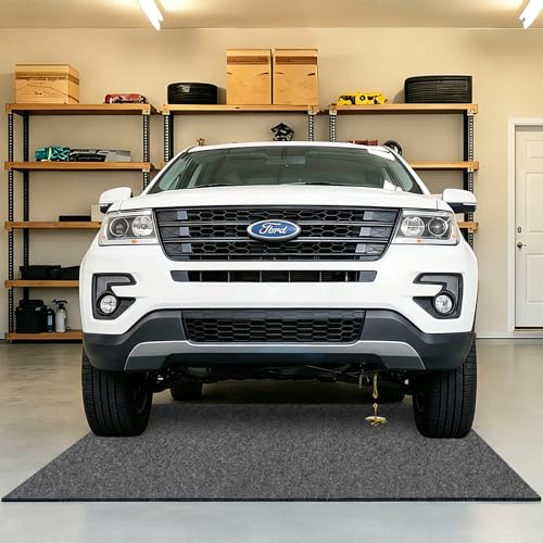 Oil Spill Mat 60"x72" Garage Floor Mat for Under Car,High Absorbent Oil Pad Maintenance Mat for Oil Change,Washable Reusable,Protect Garage Floor from Oil Drip,Waterproof TPE Backing Contain Liquid - size: Garage Floor Mat 5' x 6'-1PK