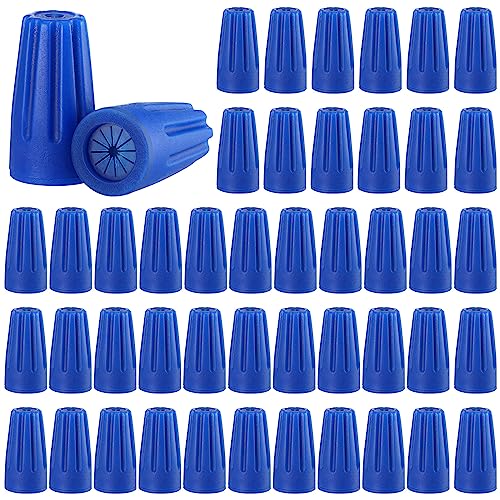 Hiboom 150 Pcs Waterproof Wire Electrical Connectors Outdoor Splice Terminal Electrical Connectors for 22AWG-12AWG Cable Wire Landscape(0.91 x 0.47 Inch,Blue) - color: Blue, size: 0.91 x 0.47 Inch