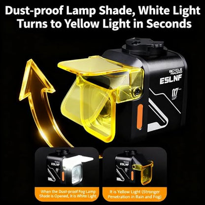 Ultra-Bright Rechargeable Bike Light, IPX5 8 Modes Including Fog Lights, Type-C Fast Charging, Rear Light with 6 Modes – Ideal for Night Riding, Mountain Biking, Commuting, Road Cycling