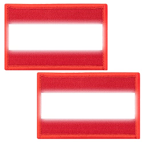 2pcs Reflective Safety Patches， Hook and Loop Reflective Patches for Night Sports, Labor Wear, Rain Jackets, Hikers, Dog Tactical Undershirts, Firefighter Rescue, Red - color: Red