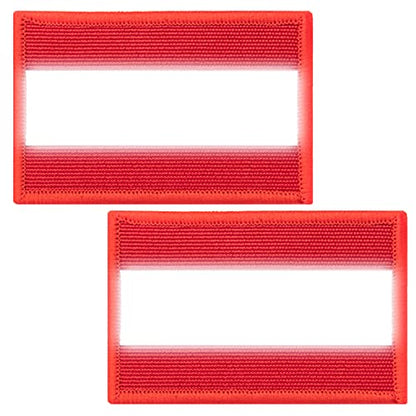 2pcs Reflective Safety Patches， Hook and Loop Reflective Patches for Night Sports, Labor Wear, Rain Jackets, Hikers, Dog Tactical Undershirts, Firefighter Rescue, Red - color: Red