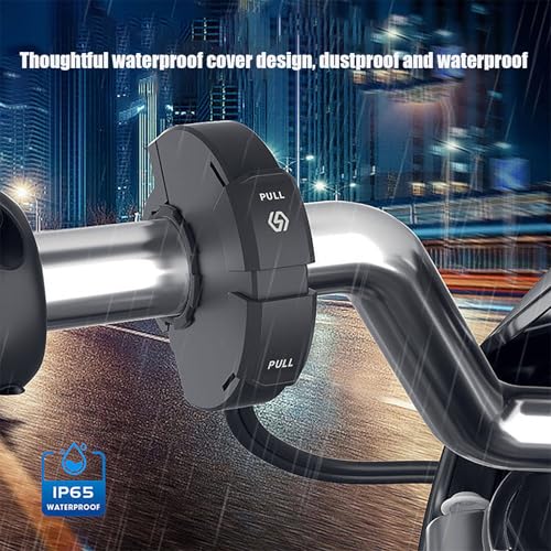 Motorcycle USB Charger for Yamaha Super Tenere 2013-2024, Dual Motorcycle Handlebar Socket, Dual Outer Port Waterproof SAE to USB Handlebar Charge for Phone, GPS