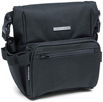 Kuryakyn 5219 Barrio Motorcycle Travel Luggage: Weather Resistant Roll Top Storage Bag with Bar Straps, Black