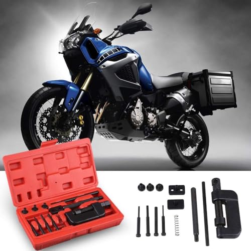 Motorcycle Chain Breaker, Heavy Duty Chain Splitter/Breaker Link Riveting Tool Kit Replacement for Motorcycle, Bike, ATV Bicycle Repair Tools