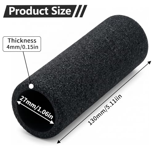 2Pcs Motorcycle Hand Grips Anti-Slip Foam Covers Comfort Handlebar Grip Compatible with BMW Harley Honda Kawasaki Suzuki Triumph Yamaha