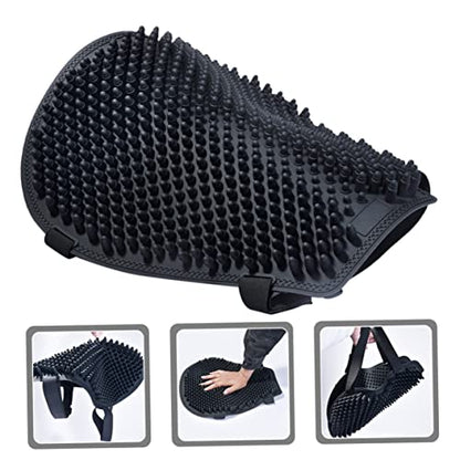 Luxshiny Sturdy Motorcycle Seat Cover Massage Pad Silicone Cushion for Motorbike