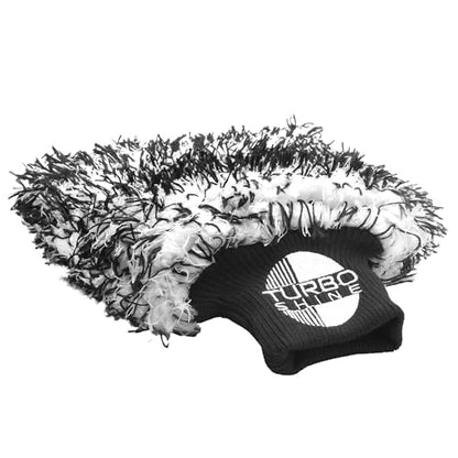 Long Pile Microfiber Wash Mitt, Swirl-Free Finish, for Cars, Trucks, Boats, RVs and Motorcycles, Machine Washable, Auto Detailing (1, Black) - color: Black