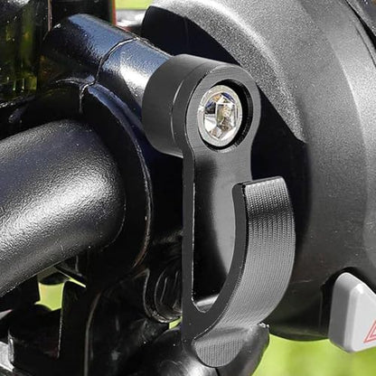 Aluminum Alloy Hanger | Motorcycle Hook, Helmet Hanger | for Daily Commuting Outdoor Highway Adventure Riding Long Distance Touring - color: Classic pump hook black 1 piece
