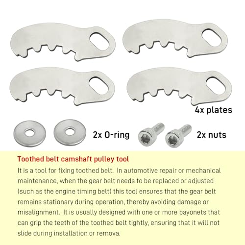 Toothed Belt Camshaft Pulley Tool Kit Compatible with Ducati 848 998 1098 1198 Monster 821 950 1200 Multistrada 950 1200 Streetfighter 848 1100 Diavel 1200 Hypermotard 821 939 Supersport 937