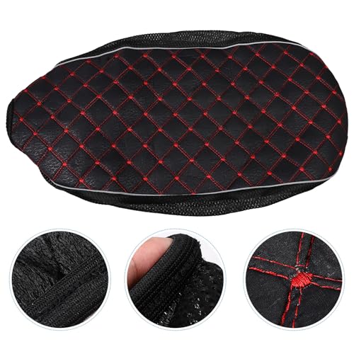 GALPADA Breathable Motorcycle Seat Cover Cushion with Elastic Edge Linen Mesh Shock-Absorbing Pad Protector Sunscreen Anti-Slip Seat Cushion for Motorbikes Four-Season Saddle Cover