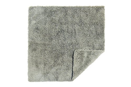CARCAREZ Microfiber Towels for Cars, Car Drying Wash Detailing Towel with Plush Edgeless Microfiber Cloth (Grey) - color: Grey
