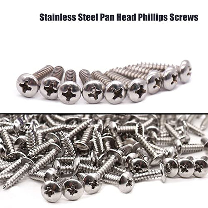 mankk 100PCS 1/4 Inch Rope Light Clips P-Style Mounting Clips Plastic Cable Clamps with Compatible Stainless Steel Pan Head Phillips Screws for Wire Management M-034-BK-LS - size: 100 Pack 1/4Inch