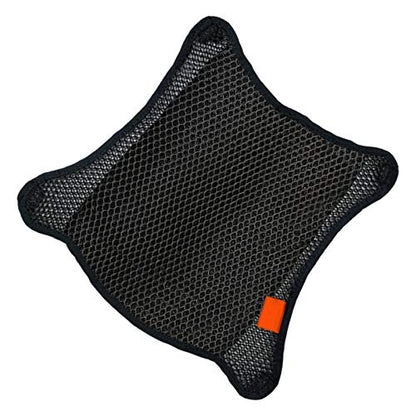 Motorcycle Seat Cushion Air Cooling 3D Mesh Motorcycle Seat Pad,Butt Protector Pads,Motorcycle Cool Seat Cover,Breathable Motorcycle Seat Cover,Size L - size: 32 x 36cm