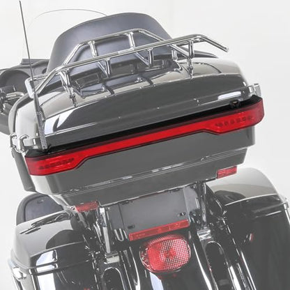 TCMT King Trunk Sequential Dynamic Flowing LED Tail Light Assembly Wiring Harness Fits For Harley Touring Road King Road Street Electra Glide Tri Glide Ultra Limited 2014-2025 Black Housing - color: Red Lens Black Housing B, size: Light Set(17 Funtions)