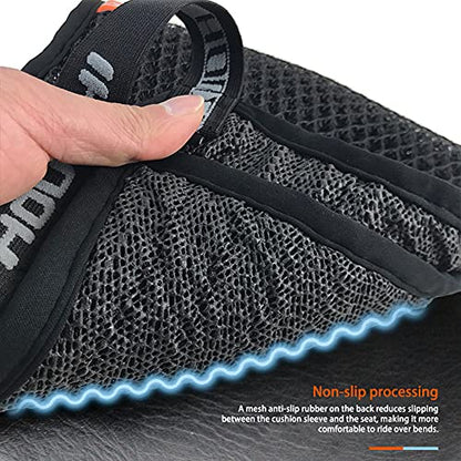 Motorcycle Seat Cushion,3D Mesh Motorcycle Seat Pad Breathable Seat Cover Air Cooling Comfortable Mesh Seat Cushion Pad Universal Seat Pad for Motorcycle,Single Layer S - size: Single Layer S